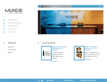 Tablet Screenshot of mundie.com.br
